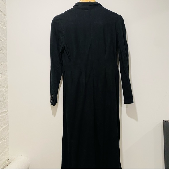 ▫️Mango▫️Long Black Linen Jacket - Picture 4 of 4